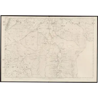 1857 Map of Westmorland XXX, 1862 Print