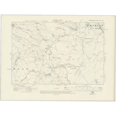 1913 Map of Westmorland XXX.SW, 1920 Print
