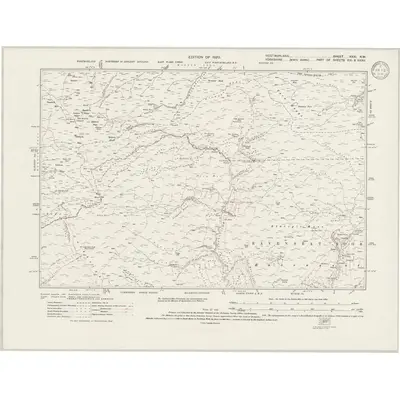 1910 Map of Westmorland XXXI.NW, 1946 Print