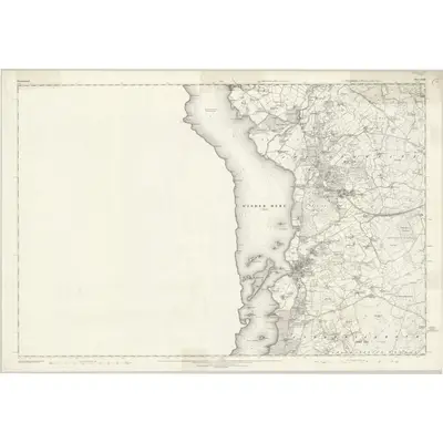 1858 Map of Westmorland XXXII, 1862 Print