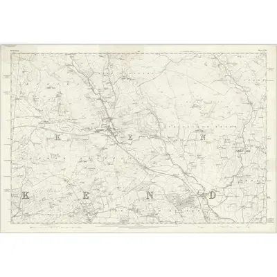 1858 Map of Westmorland XXXIII, 1862 Print