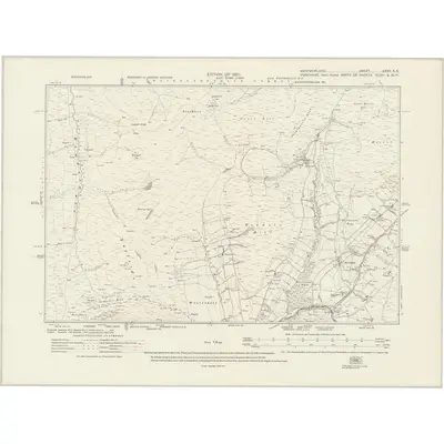 1911 Map of Westmorland XXXV.NE, 1920 Print