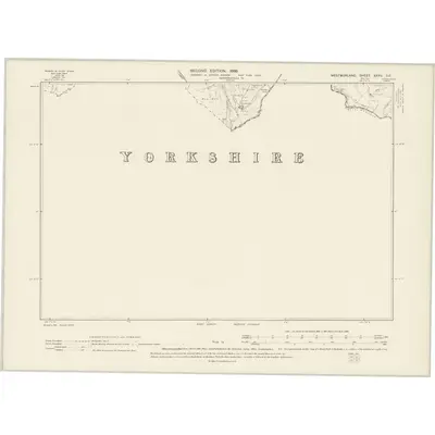 1896 Map of Westmorland XXXV.SE, 1899 Print