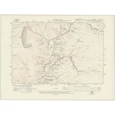 1911 Map of Westmorland XXXV.SE, 1920 Print