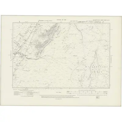 1911 Map of Westmorland XXXVI.NW, 1919 Print