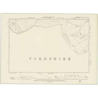 1896 Map of Westmorland XXXVI.SW, 1899 Print