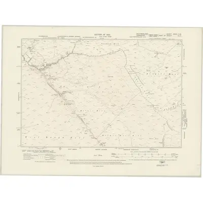 1911 Map of Westmorland XXXVI.SW, 1920 Print