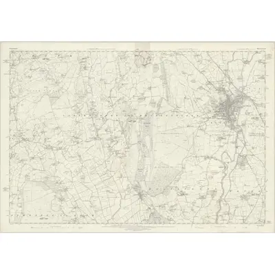 1858 Map of Westmorland XXXVIII, 1863 Print