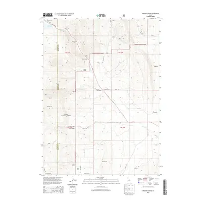 2013 Map of Weston Canyon, 2013 Print