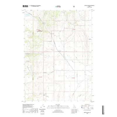 2020 Map of Weston Canyon, 2020 Print