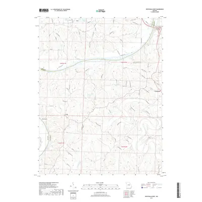 2017 Map of Westphalia West, 2017 Print