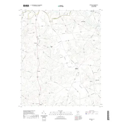 2020 Map of Westville, 2020 Print