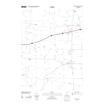 2013 Map of Westville, 2013 Print