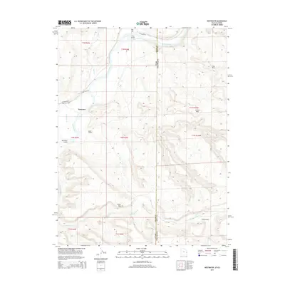2014 Map of Westwater, 2014 Print