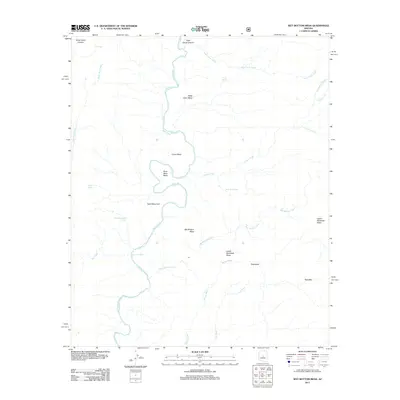 2011 Map of Wet Bottom Mesa, 2011 Print