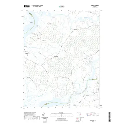 2019 Map of Wetipquin, 2019 Print
