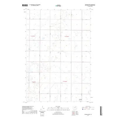 2017 Map of Wetonka North, 2017 Print