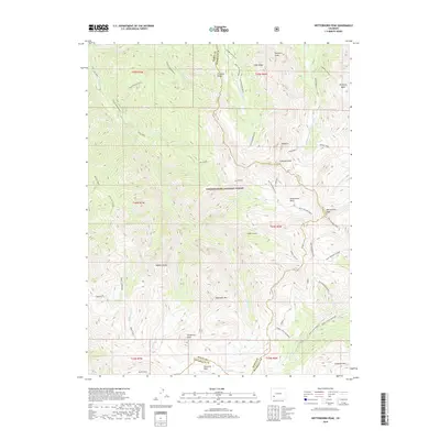 2019 Map of Wetterhorn Peak, 2019 Print