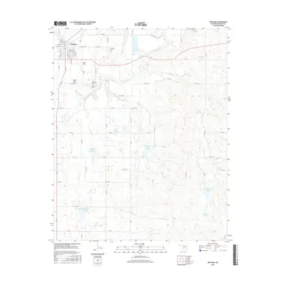 2016 Map of Wetumka, 2016 Print