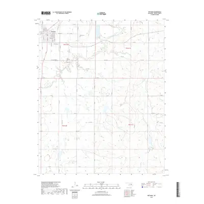 2018 Map of Wetumka, 2018 Print