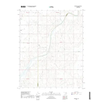 2018 Map of Wetumka SE, 2018 Print