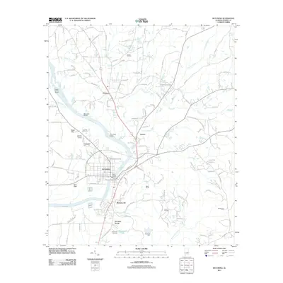 2011 Map of Wetumpka, 2011 Print
