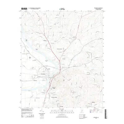 2014 Map of Wetumpka, 2014 Print