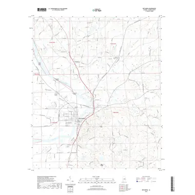 2018 Map of Wetumpka, 2018 Print