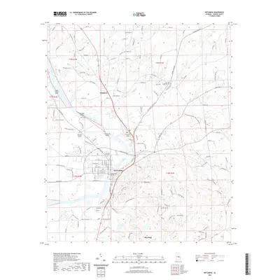 2020 Map of Wetumpka, 2020 Print