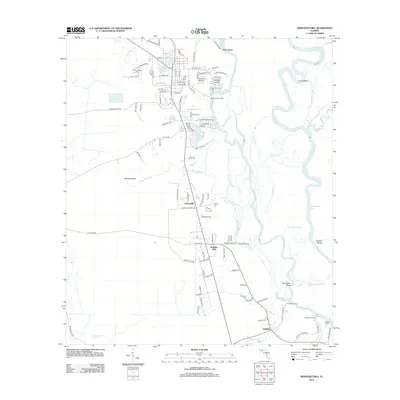 2012 Map of Wewahitchka, 2012 Print