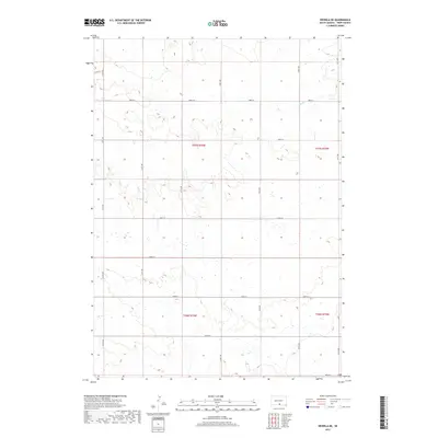 2017 Map of Wewela NE, 2017 Print