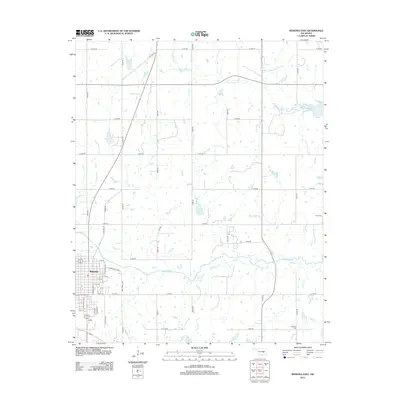 2012 Map of Wewoka East, 2012 Print