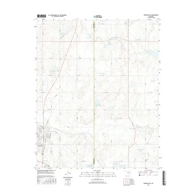 2016 Map of Wewoka East, 2016 Print