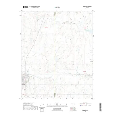 2018 Map of Wewoka East, 2018 Print