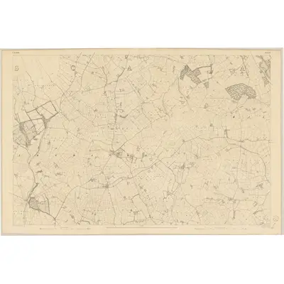 1839 Map of Wexford - Sheet 14, 1841 Print