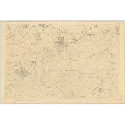 1839 Map of Wexford - Sheet 16, 1841 Print