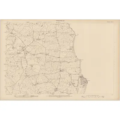 1904 Map of Wexford - Sheet 17, 1906 Print