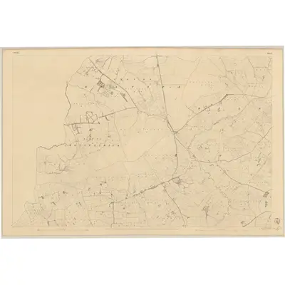1840 Map of Wexford - Sheet 2 [with extension], 1841 Print