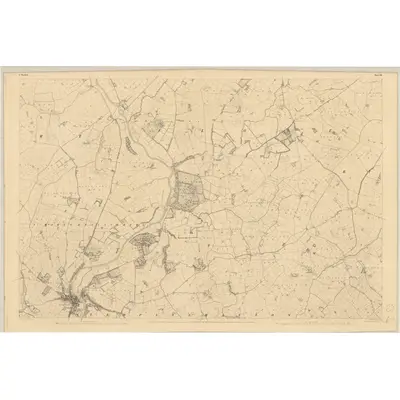 1840 Map of Wexford - Sheet 20, 1841 Print