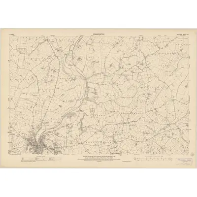 1940 Map of Wexford - Sheet 20, 1955 Print