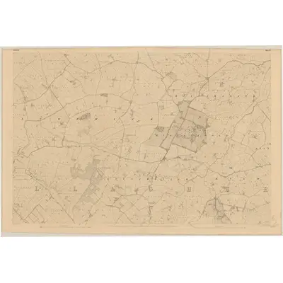 1840 Map of Wexford - Sheet 21, 1841 Print