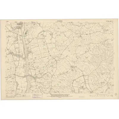 1940 Map of Wexford - Sheet 26, 1954 Print
