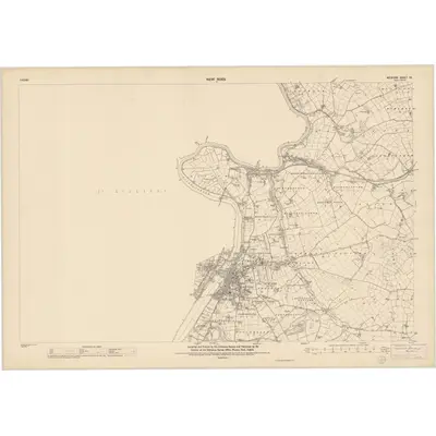 1940 Map of Wexford - Sheet 29, 1954 Print