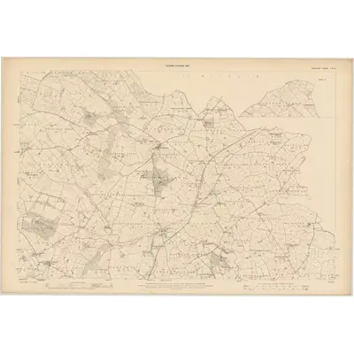 1905 Map of Wexford - Sheet 3 & 3A, 1907 Print