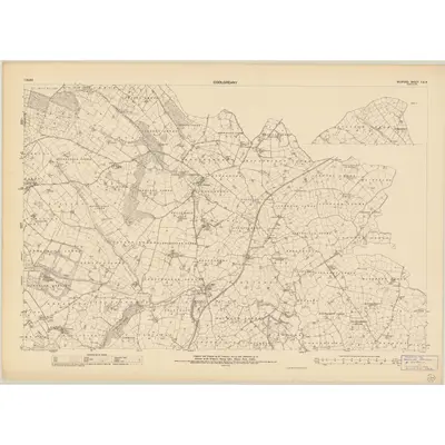 1940 Map of Wexford - Sheet 3 & 3A, 1954 Print