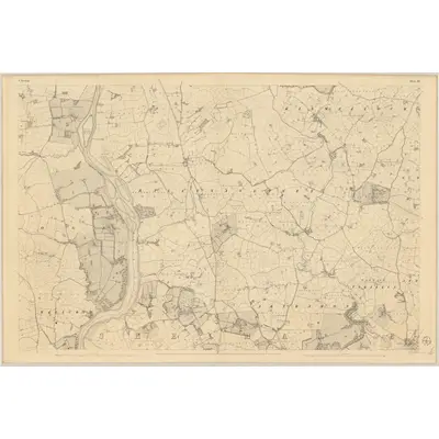 1840 Map of Wexford - Sheet 32, 1841 Print