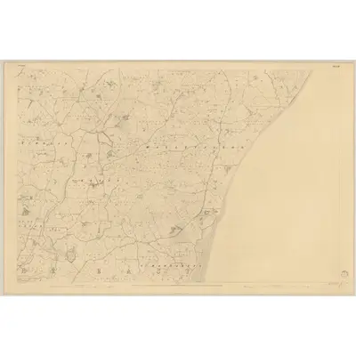 1840 Map of Wexford - Sheet 33, 1841 Print