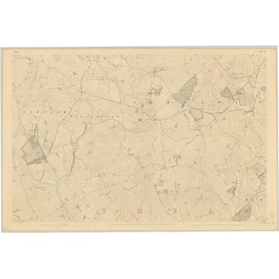 1840 Map of Wexford - Sheet 35, 1841 Print