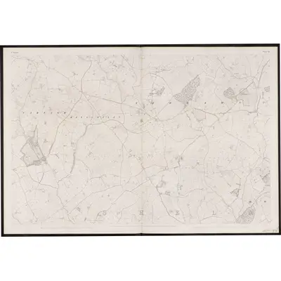1840 Map of Wexford - Sheet 35, 1863 Print