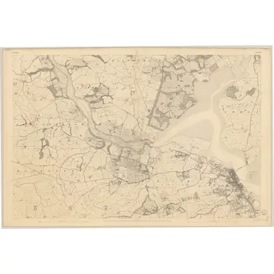 1840 Map of Wexford - Sheet 37, 1841 Print